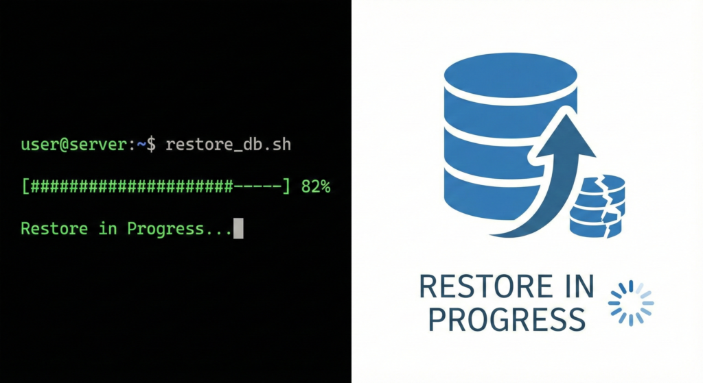 postgreSQL restore monitoring dashboard