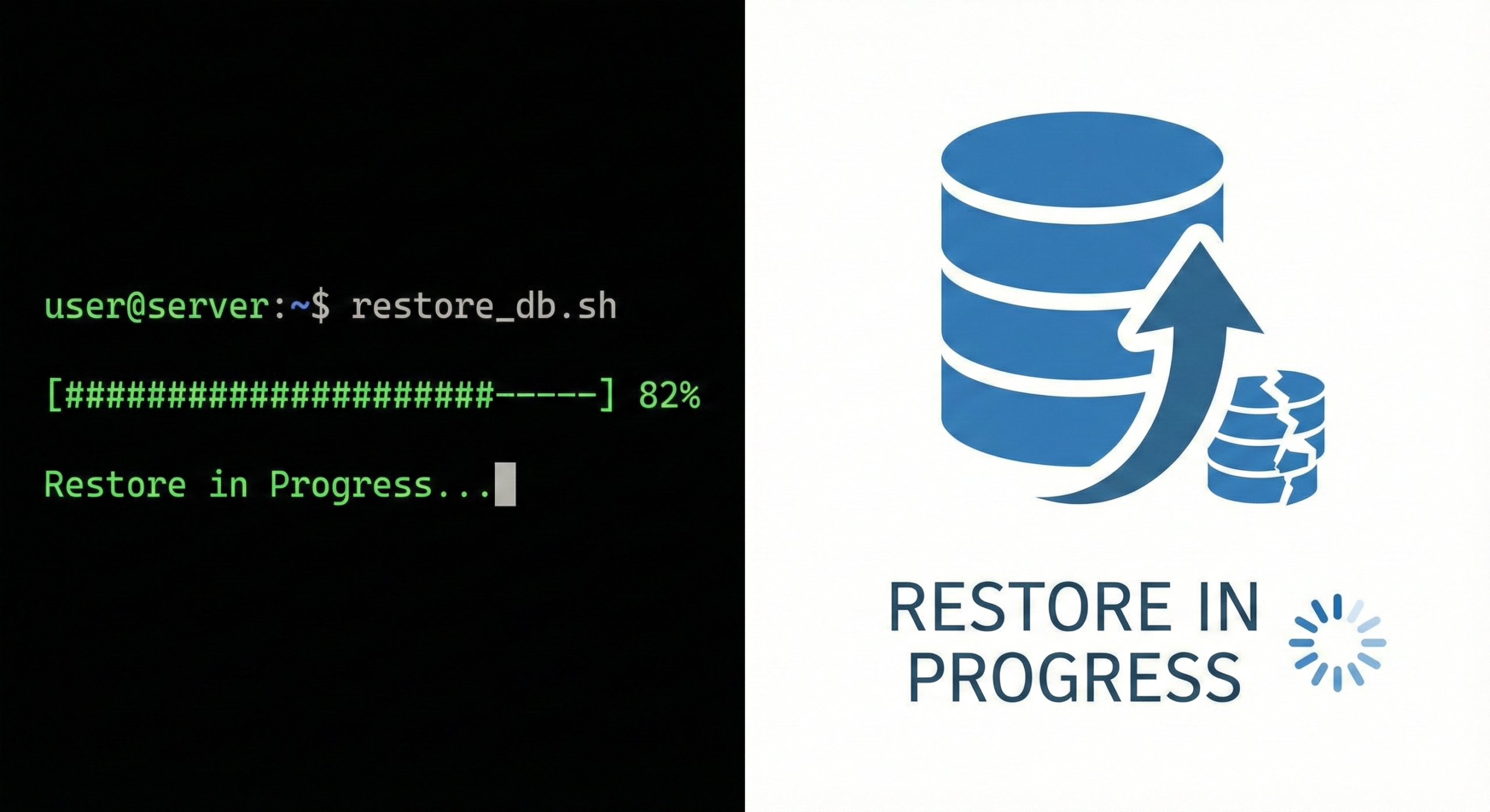 postgreSQL restore monitoring dashboard
